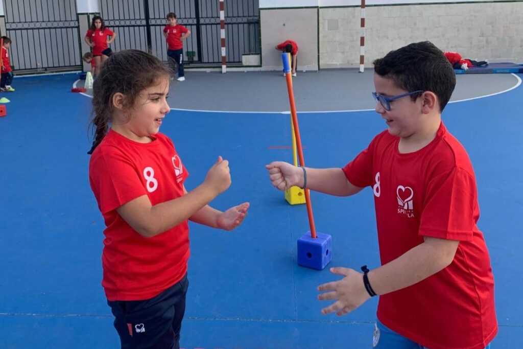 Extraescolar de fútbol en el colegio Sagrado Corazón de Ronda